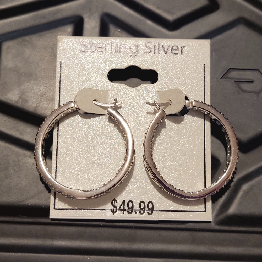 Sterling Silver Hoop Earrings